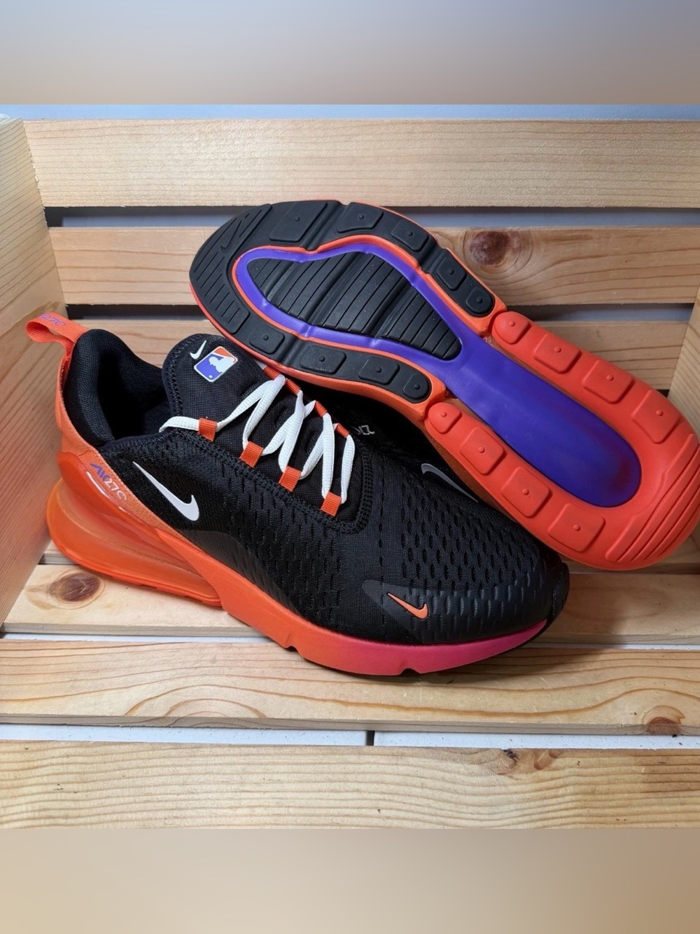 Nike Air Max 270 City Connect Pack SF Giants Shoes HQ8000-001 Mens Size 11.5 NEW